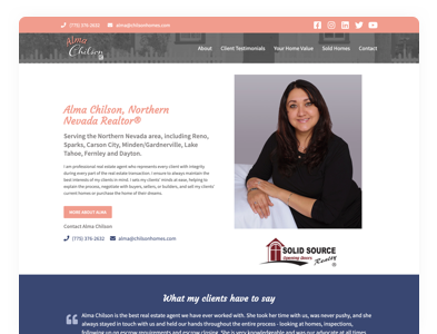 Chilson Homes Web Design