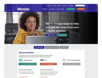 Lifesize Web Design